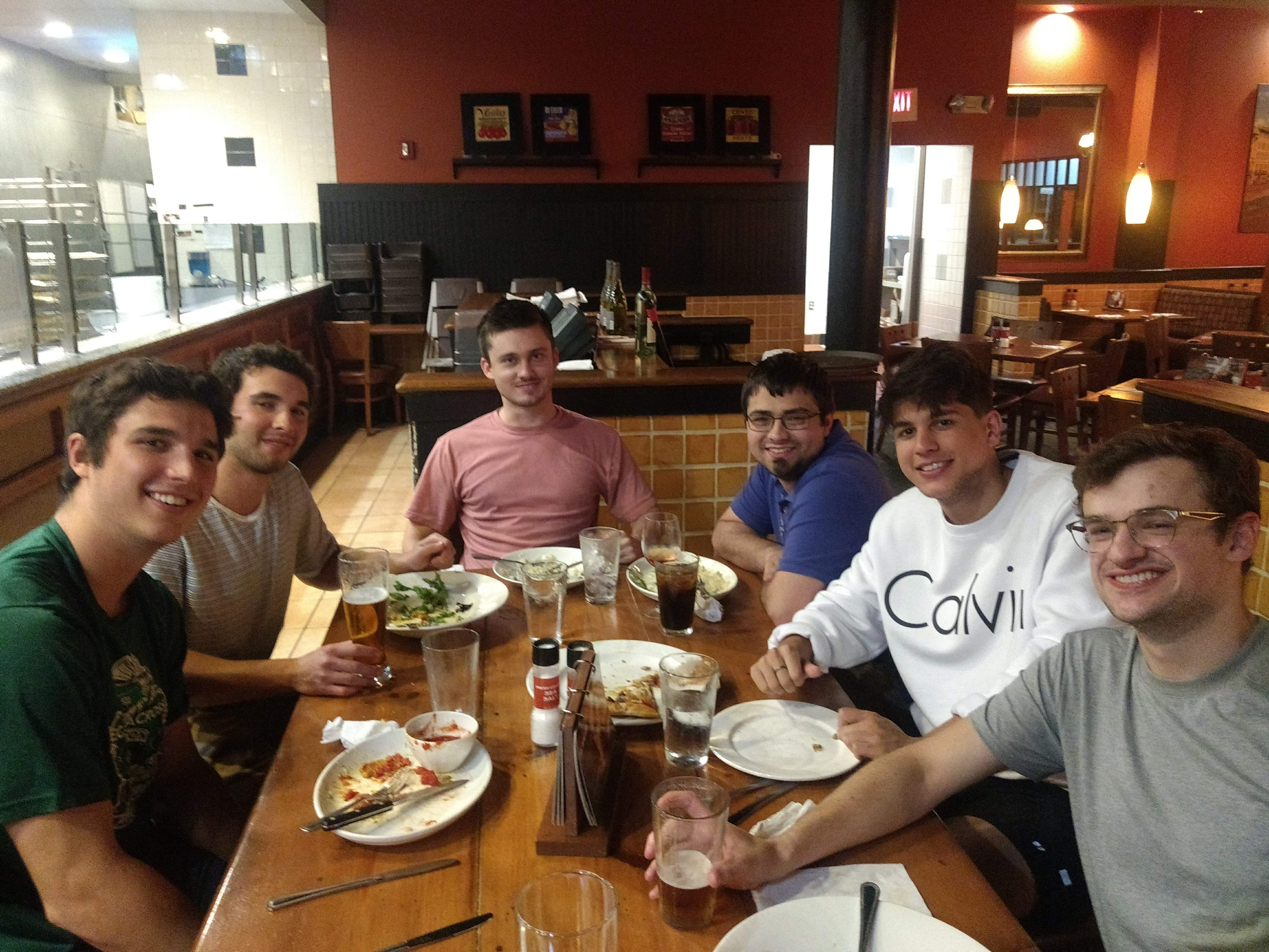 Interns - Summer 2018 Can you find the two NCAA Lacrosse champs hiding at the table?